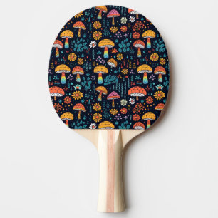 Raquette De Ping Pong Ping Pong Paddle de champignons Super psychadéliqu
