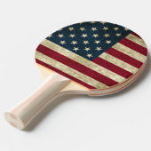 Raquette De Ping Pong Ping Pong Paddle/Drapeau américain (Devant Angle)