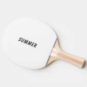 Raquette De Ping Pong Ping Pong Paddle été blanc (Côté)