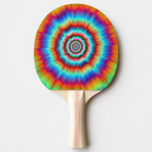 Raquette De Ping Pong Ping Pong Paddle Explosion en bleu et orange