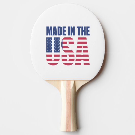 Raquette De Ping Pong Ping Pong Paddle Fabriqué aux Etats-Unis (Devant)