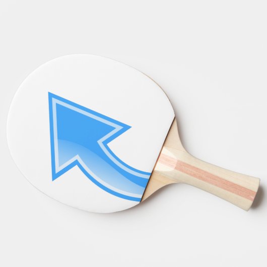 Raquette De Ping Pong Ping Pong Paddle Flèche Bleue (Côté)