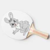 Raquette De Ping Pong Ping Pong Paddle. Lapin. (Côté)