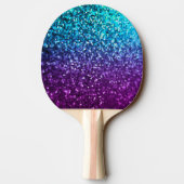 Raquette De Ping Pong Ping Pong Paddle Mosaic Sparkley Texture (Dos)