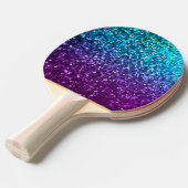 Raquette De Ping Pong Ping Pong Paddle Mosaic Sparkley Texture (Devant Angle)