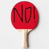 Raquette De Ping Pong Ping Pong Paddle oui et non (Dos)