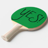 Raquette De Ping Pong Ping Pong Paddle oui et non (Devant Angle)