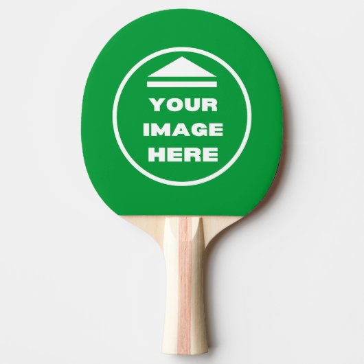 Raquette De Ping Pong Ping Pong Paddle - Personnalisé -Ajouter Image/Tex (Devant)