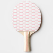 Raquette De Ping Pong Ping Pong Paddle Pink & White Stripe (Devant)