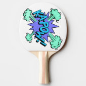 Raquette De Ping Pong Ping Pong Paddle - Pop Art Ka-Pow Deux Côtés (Dos)