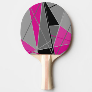 Raquette De Ping Pong Ping-Pong Paddle - rose, noir et gris par HAMbyWG