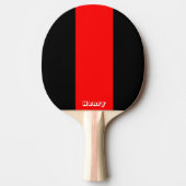Raquette De Ping Pong Ping Pong Paddle Rouge Noir (Devant)