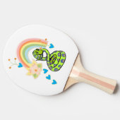 Raquette De Ping Pong Ping Pong Paddle Snake Rainbow (Côté)