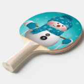 Raquette De Ping Pong Ping Pong Paddle/Snowman (Devant Angle)