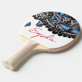Raquette De Ping Pong Ping Pong Paddle "SOPHIE" BUTTERFLITS (Devant Angle)