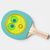 Raquette De Ping Pong Ping Pong Paddle - Surprise face soleil (Côté)