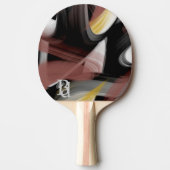 Raquette De Ping Pong Ping Pong Paddle Tendance Art Abstrait Black Powde (Devant)