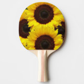 Raquette De Ping Pong Ping Pong Paddle Tournesol Fleurs florales Nature (Devant)