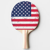 Raquette De Ping Pong Ping Pong Paddle-USA Flag Ping Pong Paddle (Dos)