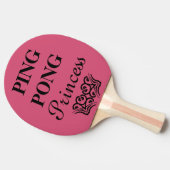 Raquette De Ping Pong Ping Pong Princess Funny Texte Humour (Côté)