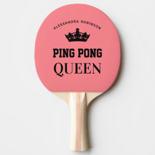 Raquette De Ping Pong Ping Pong Queen Nom personnalisé