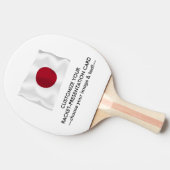 Raquette De Ping Pong Ping Pong Racket-Presentation Card (Côté)
