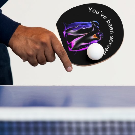 Raquette De Ping Pong Pingouins (Insitu)