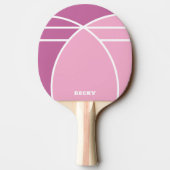 Raquette De Ping Pong Pink Personalized Ping Pong Paddle with Name (Dos)