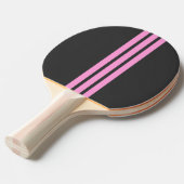 Raquette De Ping Pong Pink Sport Stripe Ping Pong Paddle (Devant Angle)