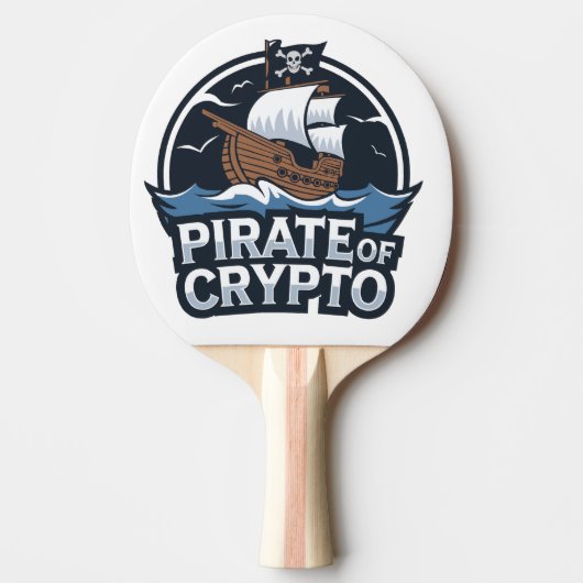 Raquette De Ping Pong Pirate de Crypto (Devant)