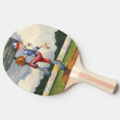 Raquette De Ping Pong Pitcher de baseball sur Mound par Jay Throckmorton (Côté)