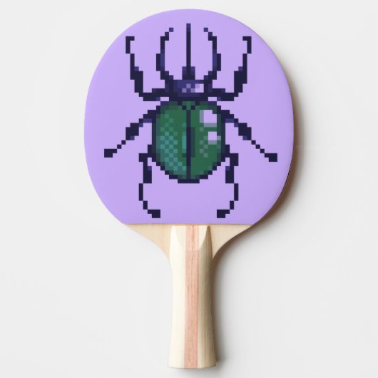 Raquette De Ping Pong Pixellisation verte (Devant)