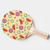 Raquette De Ping Pong Pizza Motif 2 (Côté)