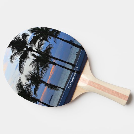 Raquette De Ping Pong Plage de Fort Lauderdale, Floride (Côté)