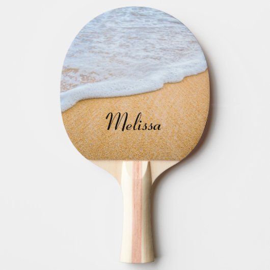 Raquette De Ping Pong Plage de sable avec Surf en mousse (Devant)