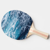 Raquette De Ping Pong Plage d'été Waves Blue Ocean (Côté)