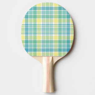 Raquette De Ping Pong Plaid en pastel
