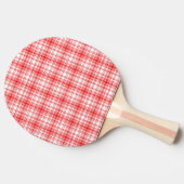 Raquette De Ping Pong Plaid rouge (Côté)