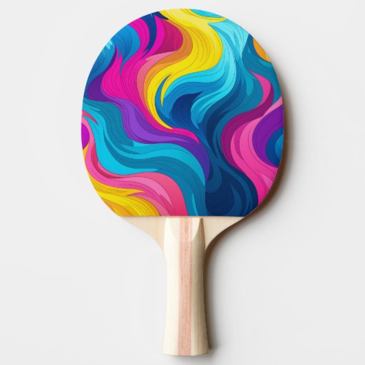 Raquette De Ping Pong Plaisir arc-en-ciel (Dos)