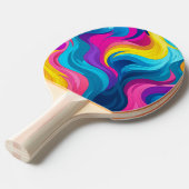 Raquette De Ping Pong Plaisir arc-en-ciel (Devant Angle)