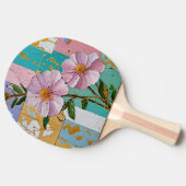 Raquette De Ping Pong Plaisir Floral (Côté)