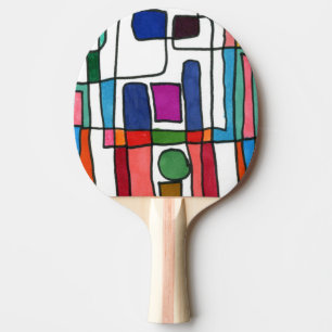 Raquette De Ping Pong "Plan de la ville" Ping Pong Paddle Abstrait