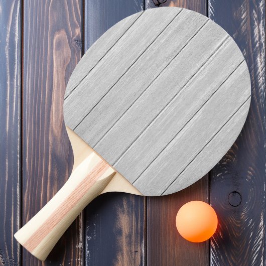 Raquette De Ping Pong Planches de bois gris poli