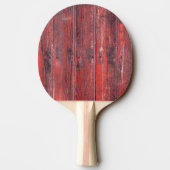 Raquette De Ping Pong Planches de grange en détresse Simple (Dos)