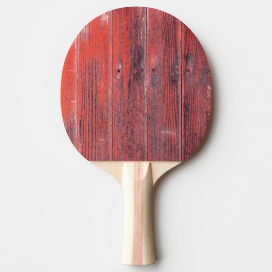 Raquette De Ping Pong Planches de grange en détresse Simple (Devant)