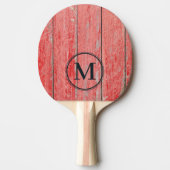 Raquette De Ping Pong Planches de la Grange Rouge Monogramme (Devant)