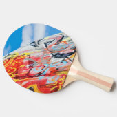 Raquette De Ping Pong planète graffiti (Côté)