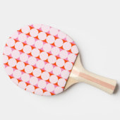 Raquette De Ping Pong Playful Dots & Stripes - red and pink (Côté)