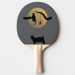 Raquette de ping pong pleine lune hantée