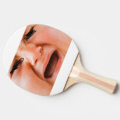 Raquette De Ping Pong Pleurant des chauves-souris. (Côté)